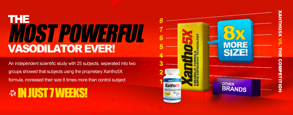 Xantho Rx is the Most Powerful Vasodilator on the market and can yield up to 8x the growth potential.